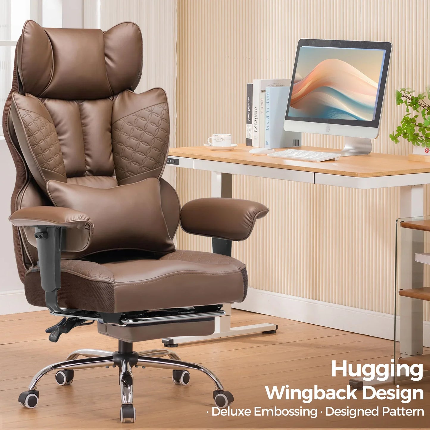 GTRacing CH510 Ergonomic Gaming Chair with Footrest