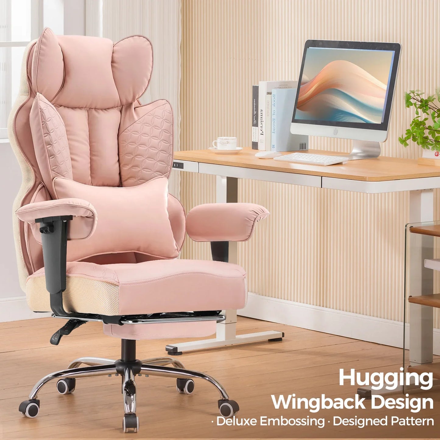 GTRacing CH510 Ergonomic Gaming Chair with Footrest