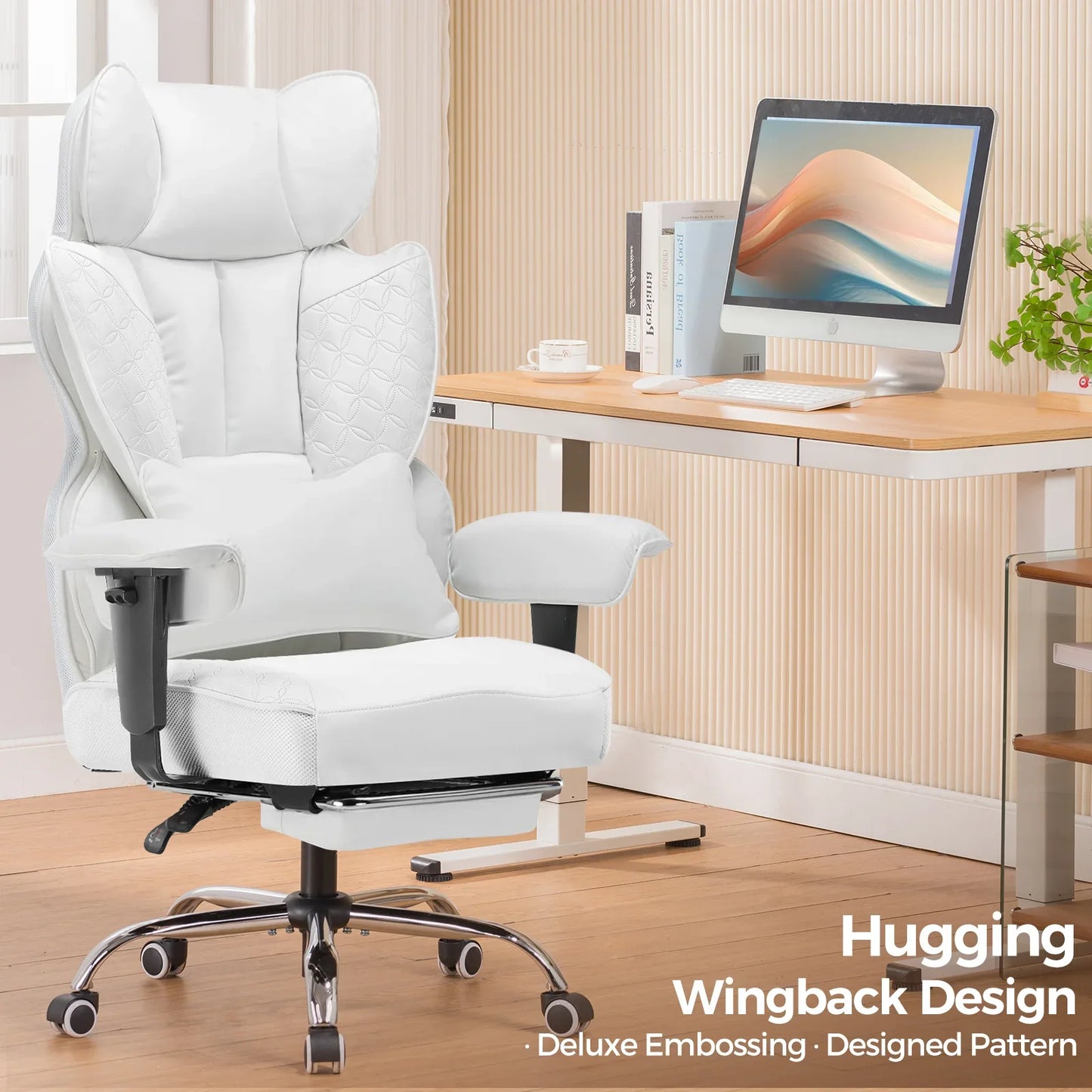 GTRacing CH510 Ergonomic Gaming Chair with Footrest