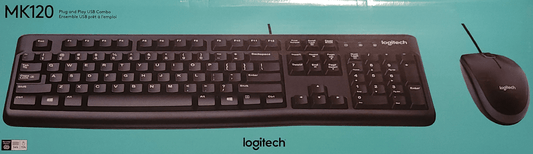 Logitech MK120 Corded Keyboard and Mouse Combo - GrifTronics