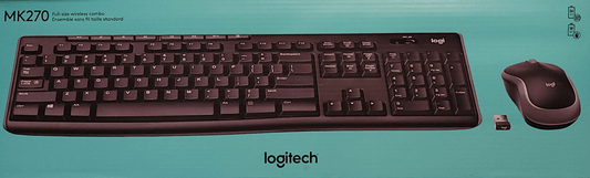 Logitech MK270 Wireless Desktop Keyboard and Mouse Combo - GrifTronics